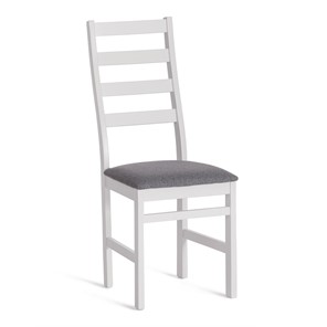 Кухонный стул ROSARIO / white, ткань тёмно-серая (150), id 20215 в Йошкар-Оле